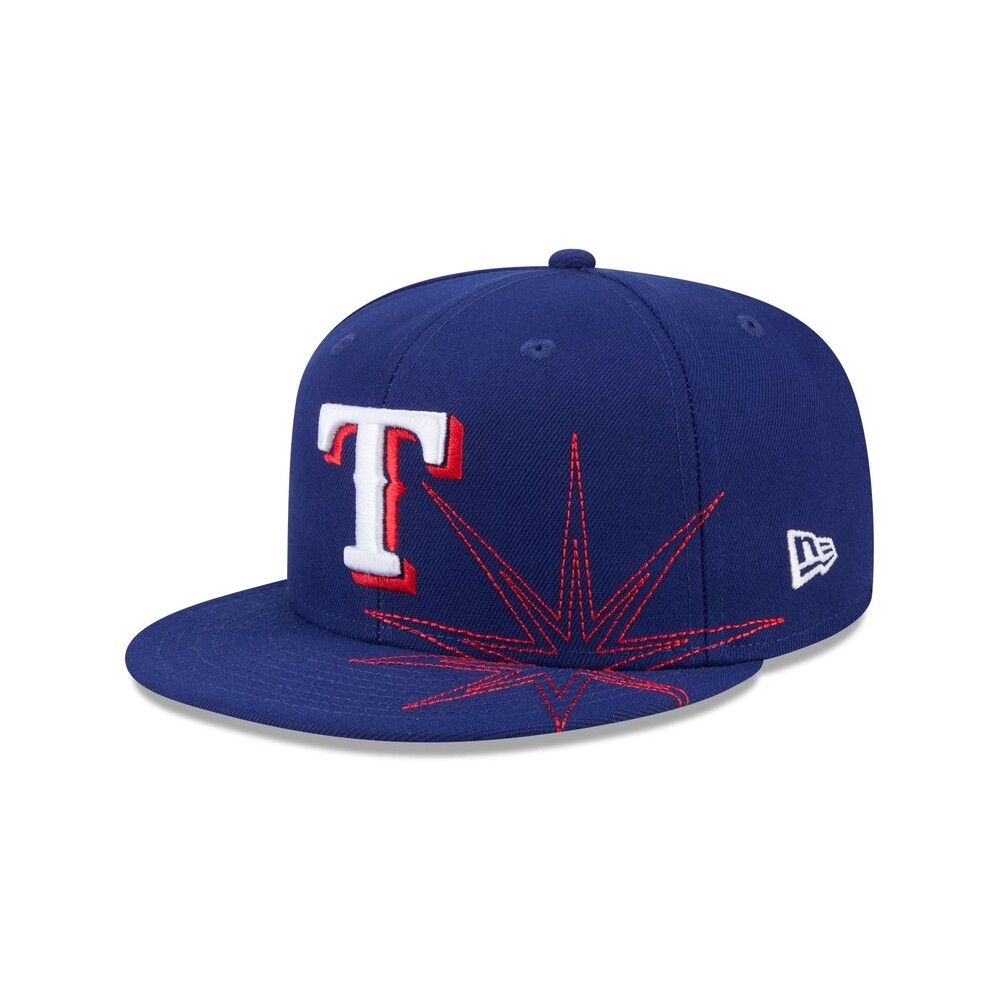 New Era Texas Rangers Solar Stars 59FIFTY Fitted Hat - Size 8